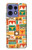 S1873 Western Pattern Hülle Schutzhülle Taschen für Motorola Edge 50 Fusion