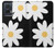 S2315 Daisy White Flowers Hülle Schutzhülle Taschen für Motorola Edge 50 Fusion