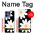 S2315 Daisy White Flowers Hülle Schutzhülle Taschen für Motorola Edge 50 Fusion
