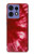 S2480 Tie Dye Red Hülle Schutzhülle Taschen für Motorola Edge 50 Fusion