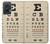 S2502 Eye Exam Chart Decorative Decoupage Poster Hülle Schutzhülle Taschen für Motorola Edge 50 Fusion