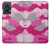 S2525 Pink Camo Camouflage Hülle Schutzhülle Taschen für Motorola Edge 50 Fusion