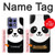 S2662 Cute Panda Cartoon Hülle Schutzhülle Taschen für Motorola Edge 50 Fusion