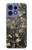 S2664 Black Blossoming Almond Tree Van Gogh Hülle Schutzhülle Taschen für Motorola Edge 50 Fusion