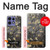 S2664 Black Blossoming Almond Tree Van Gogh Hülle Schutzhülle Taschen für Motorola Edge 50 Fusion