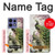 S2773 Peacock Chinese Brush Painting Hülle Schutzhülle Taschen für Motorola Edge 50 Fusion