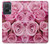 S2943 Pink Rose Hülle Schutzhülle Taschen für Motorola Edge 50 Fusion