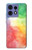 S2945 Colorful Watercolor Hülle Schutzhülle Taschen für Motorola Edge 50 Fusion