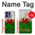 S2976 Wales Football Soccer Flag Hülle Schutzhülle Taschen für Motorola Edge 50 Fusion