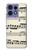 S3082 Music Sheet Hülle Schutzhülle Taschen für Motorola Edge 50 Fusion