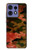 S3393 Camouflage Blood Splatter Hülle Schutzhülle Taschen für Motorola Edge 50 Fusion