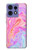 S3444 Digital Art Colorful Liquid Hülle Schutzhülle Taschen für Motorola Edge 50 Fusion