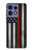 S3472 Firefighter Thin Red Line Flag Hülle Schutzhülle Taschen für Motorola Edge 50 Fusion