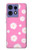 S3500 Pink Floral Pattern Hülle Schutzhülle Taschen für Motorola Edge 50 Fusion