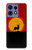S3513 Deer Sunset Hülle Schutzhülle Taschen für Motorola Edge 50 Fusion