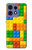 S3595 Brick Toy Hülle Schutzhülle Taschen für Motorola Edge 50 Fusion
