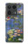 S0997 Claude Monet Water Lilies Hülle Schutzhülle Taschen für Motorola Edge 50 Ultra