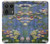 S0997 Claude Monet Water Lilies Hülle Schutzhülle Taschen für Motorola Edge 50 Ultra