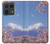 S1060 Mount Fuji Sakura Cherry Blossom Hülle Schutzhülle Taschen für Motorola Edge 50 Ultra