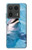 S1291 Dolphin Hülle Schutzhülle Taschen für Motorola Edge 50 Ultra