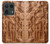 S1307 Fish Wood Carving Graphic Printed Hülle Schutzhülle Taschen für Motorola Edge 50 Ultra