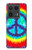 S1870 Tie Dye Peace Hülle Schutzhülle Taschen für Motorola Edge 50 Ultra