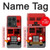 S2058 England British Double Decker Bus Hülle Schutzhülle Taschen für Motorola Edge 50 Ultra