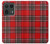 S2374 Tartan Red Pattern Hülle Schutzhülle Taschen für Motorola Edge 50 Ultra