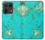 S2377 Turquoise Gemstone Texture Graphic Printed Hülle Schutzhülle Taschen für Motorola Edge 50 Ultra