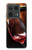 S2396 Red Wine Bottle And Glass Hülle Schutzhülle Taschen für Motorola Edge 50 Ultra