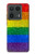 S2683 Rainbow LGBT Pride Flag Hülle Schutzhülle Taschen für Motorola Edge 50 Ultra