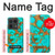 S2688 Aqua Copper Turquoise Gemstone Graphic Hülle Schutzhülle Taschen für Motorola Edge 50 Ultra