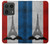 S2859 Vintage France Flag Eiffel Tower Hülle Schutzhülle Taschen für Motorola Edge 50 Ultra