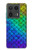 S2930 Mermaid Fish Scale Hülle Schutzhülle Taschen für Motorola Edge 50 Ultra