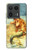 S3184 Little Mermaid Painting Hülle Schutzhülle Taschen für Motorola Edge 50 Ultra