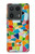 S3391 Abstract Art Mosaic Tiles Graphic Hülle Schutzhülle Taschen für Motorola Edge 50 Ultra