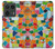 S3391 Abstract Art Mosaic Tiles Graphic Hülle Schutzhülle Taschen für Motorola Edge 50 Ultra