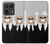 S3557 Bear in Black Suit Hülle Schutzhülle Taschen für Motorola Edge 50 Ultra