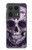 S3582 Purple Sugar Skull Hülle Schutzhülle Taschen für Motorola Edge 50 Ultra