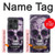 S3582 Purple Sugar Skull Hülle Schutzhülle Taschen für Motorola Edge 50 Ultra