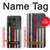 S3687 Firefighter Thin Red Line American Flag Hülle Schutzhülle Taschen für Motorola Edge 50 Ultra