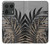 S3692 Gray Black Palm Leaves Hülle Schutzhülle Taschen für Motorola Edge 50 Ultra