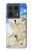 S3794 Arctic Polar Bear and Seal Paint Hülle Schutzhülle Taschen für Motorola Edge 50 Ultra