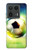 S3844 Glowing Football Soccer Ball Hülle Schutzhülle Taschen für Motorola Edge 50 Ultra