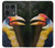S3876 Colorful Hornbill Hülle Schutzhülle Taschen für Motorola Edge 50 Ultra