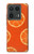 S3946 Seamless Orange Pattern Hülle Schutzhülle Taschen für Motorola Edge 50 Ultra