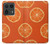 S3946 Seamless Orange Pattern Hülle Schutzhülle Taschen für Motorola Edge 50 Ultra