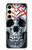 S0223 Vampire Skull Tattoo Hülle Schutzhülle Taschen für Samsung Galaxy S24 FE