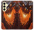 S0414 Fire Dragon Hülle Schutzhülle Taschen für Samsung Galaxy S24 FE