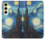 S0582 Van Gogh Starry Nights Hülle Schutzhülle Taschen für Samsung Galaxy S24 FE